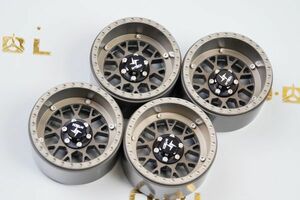 H-TECH　製 2.2インチホイール　Mesh Type Minus Offset Metal Beadlock Wheel - Narrow Width (HTW2.2-C0881)