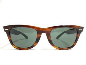 11329◆【SALE】B&L RayBan ボシュロム レイバン WAYFARER ウェイファーラー【 B&L5022 】 MADE IN USA サングラス 中古 USED