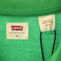 未使用 リーバイス スーパーマリオコラボ ルイージ ワッペン 半袖 ポロシャツ M グリーン Levi’s 鹿の子地 ロゴ メンズ 230709_画像7