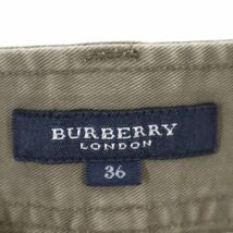 バーバリー 三陽商会 カーゴ クロップドパンツ 36 カーキ BURBERRY レディース 230719_画像8