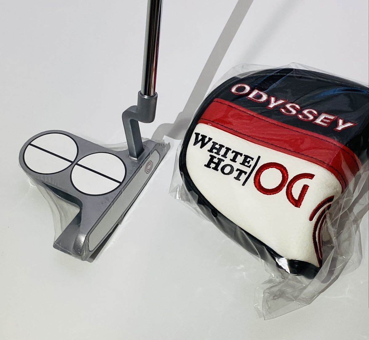 新品!オデッセイ WHITE HOT OG 2-BALL BLADE STROKE LABシャフト装着