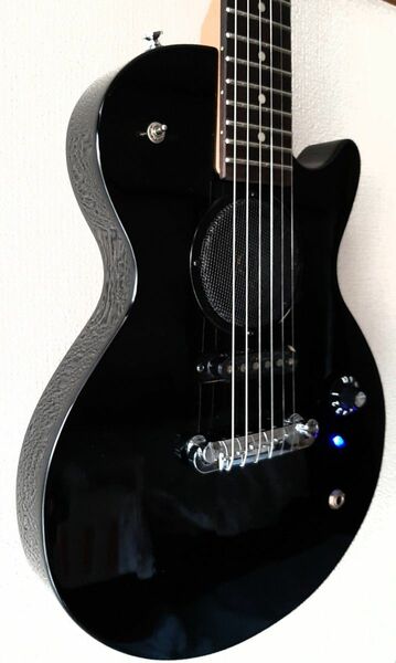 ●ネック幅MOD トラベルギター アンプ内蔵 ビギナー推奨品 ショート610Scale 激鳴り 初心者セット付き レスポールタイプ