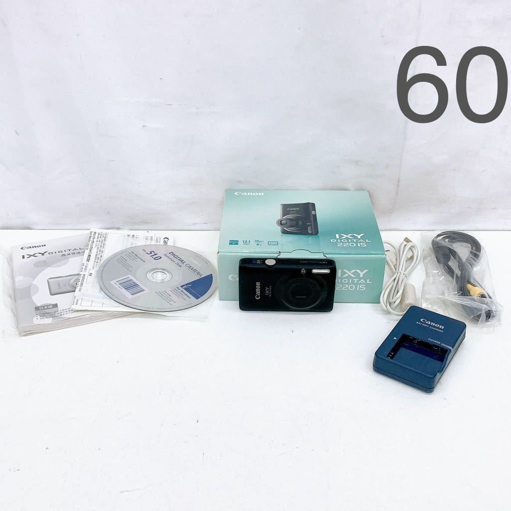 7AD24 Canon キャノン IXY 2210IS デジタルカメラ ブラック 取扱説明書