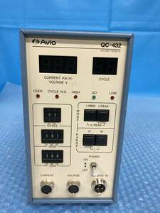 [CK18331] AVIO 電流・電圧モニタ 溶接モニタ QC-432 現状渡し