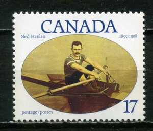 ∞カナダ　1980年　ボート選手ハンラン　SC#862　未使用NH　1種完