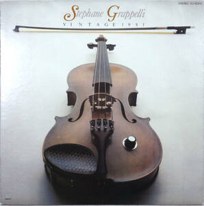 ◆STEPHANE GRAPPELLI/VINTAGE 1981 (JPN LP) -Martin Taylor, Concord