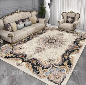 ペルシャ風絨毯 肌触り最高 未使用高級で快適である◆長方形絨毯 家庭用カーペット160*230cm