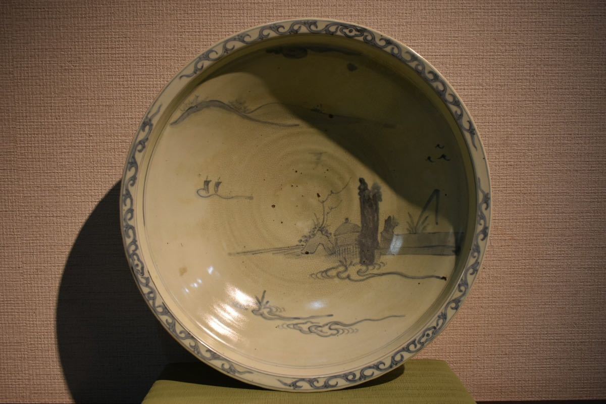 売れ筋商品 17C後半頃 初期手 古伊万里 猪口 筒盃 市松文 古美術