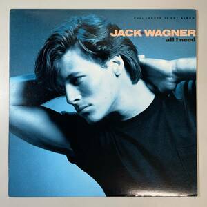 29489★盤未使用に近い【US盤】 Jack Wagner / All I Need 