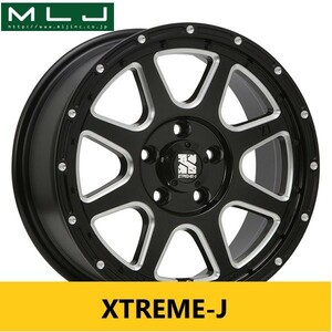 根強い人気 オフ系 グロスブラックミルド MLJ XTREME-J 7.5J×17in IS38 PCD114.3 新品4本 デリカD5 RAV4 コンパス パトリオット