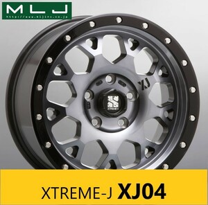 人気オフ系 スモーククリア MLJ XTREME-J XJ04 7.0J 17in IS35 PCD127 5H 新品5本 JEEP ラングラー JK JL グラディエーター JT