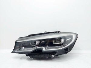 〇BD 良品 BMW 3シリーズ G20 G21 左 ヘッドライト 助手席側 LED A9 9481703-06 レンズ ランプ セダン ワゴン B4