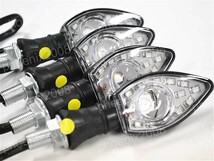 LED ウインカー 4個 SET 12V ウィンカー M10 P1.5 アンバー バイク オートバイ ATV バギー トライク カスタム パーツ_画像1