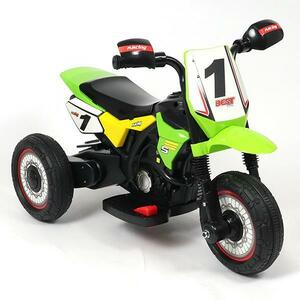 電動乗用バイク トライク グリーン [GTM3388] 充電式 乗用玩具 モトクロス 子供 三輪車 キッズバイク プレゼント 誕生日 クリスマス