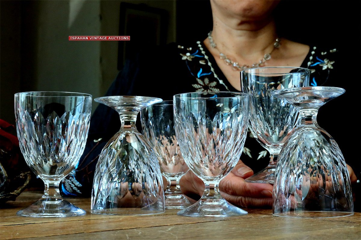 BACCARAT Form 35 / 6本セット オールドバカラ クリスタルグラスセット
