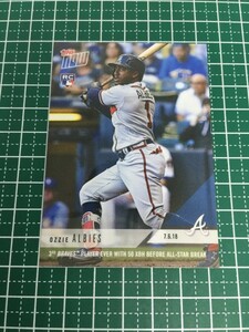 即決のみ！★TOPPS MLB 2018 TOPPS NOW #418 オジー・アルビーズ（OZZIE ALBIES）【アトランタ・ブレーブス】24時間限定販売 ルーキー 18★