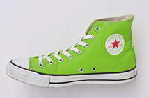 AURALEE Converse X Beauty & Youth オーラリー コンバース ・ ALL STAR HI Chuck Taylor　9.0　ライム　中古_画像10