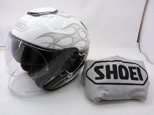 【送料無料】使用回数少 美品 SHOEI ショウエイ J-Cruise Jクルーズ REBORN リボーン Mサイズ インナーバイザー ジェットヘルメット