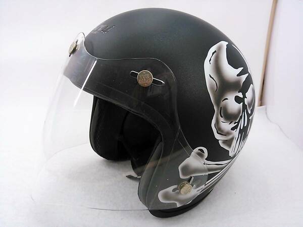 【送料無料】良品 Arai アライ クラシックSW HAYES ヘイズ Lサイズ シールド付き ジェットヘルメット