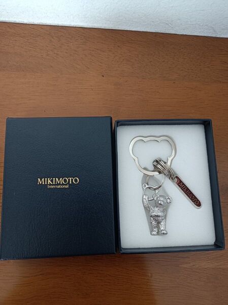 MIKIMOTO International キーリング テディベア 箱付き