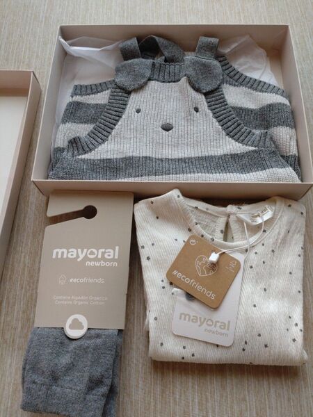 【新品未使用品】Mayoral マヨラル ベビー服3点セット 70 80 スペイン 子供服