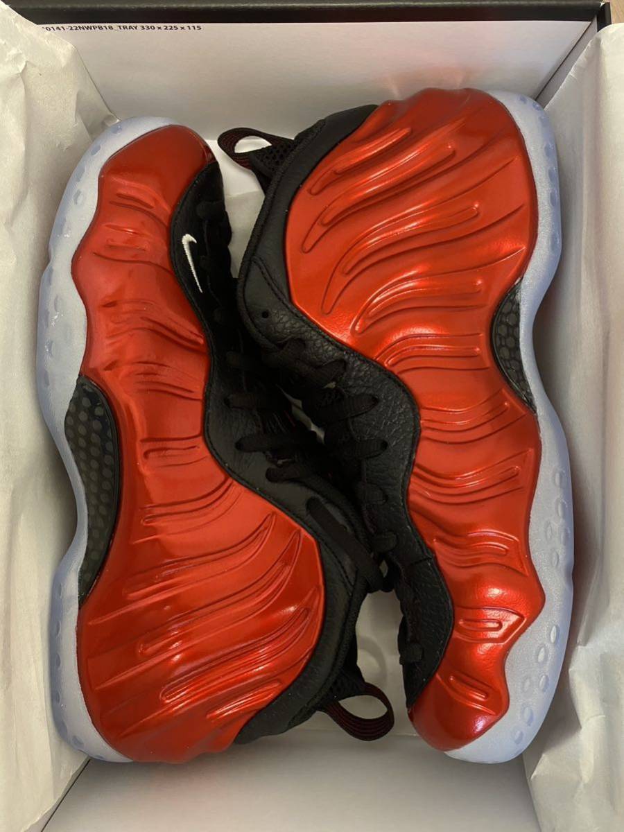 国内未発売!28㎝!US10!2023 NIKE AIR FOAMPOSITE ONE “METALLIC RED