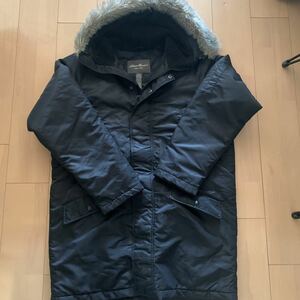 00s【Eddie Bauer】エディーバウワー N-3B ミリタリージャケット ブラック 中綿 Mサイズ