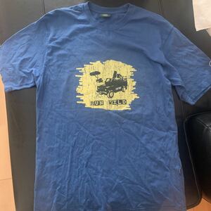 【Land Rover】ランドローバー オフィシャル Tシャツ プリントT ブルー Mサイズ