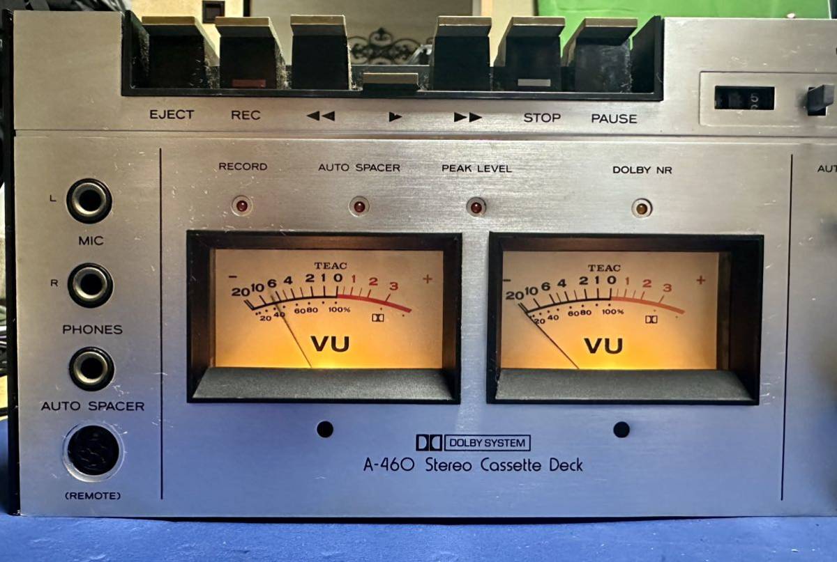 TEAC カセットデッキ 隠れた名機 A-460 ( A-450 の後継機) | JChere
