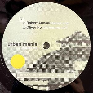 【TECHNO】Various - Urban Mania / Urban Substance Records US005.3 / 2xVINYL 12 / Ireland