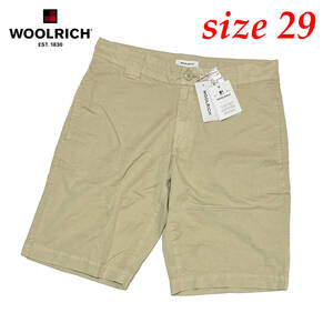  new goods regular price 17600 jpy size 29/S size rank Woolrich Classic shorts beige CLASSIC SHORT half short pants WOSH0011 short bread 
