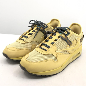 【中古】NIKE×Travis Scott AIR MAX1 CACTUS JACK D09392-700 サイズ27.5cm ナイキ × トラヴィススコット[240017554991]