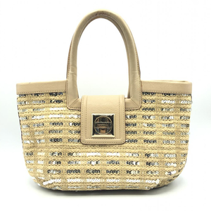 【中古】KATE SPADE バッグ　ベージュ　ケイトスペイド[240017561802]