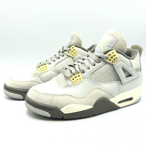 【中古】NIKE AIR JORDAN 4 RETRO SE Craft 26.5cm DV3742-021 状態考慮　グレー　ナイキ[240017571222]