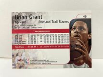 NBAカード　ブライアン・グラント　BRIAN GRANT FLEER SKYBOX IMPACT’99-‘00【ブレイザーズ時代】_画像3