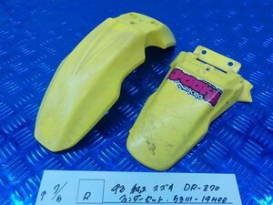 R*0* used original Suzuki DR-Z70 fender set 53111-14H00 5-7/5(.)