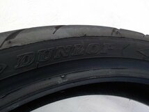 D264●〇★（５）中古　タイヤ　ダンロップ　110/70R17M/C（0522）5-7/14（ま）_画像2