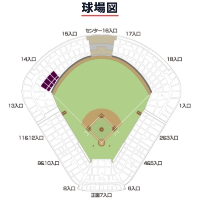 7/8(土)阪神vsヤクルト レフト年間指定席 ２枚連番 | JChere雅虎拍卖代购
