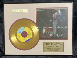 送料込 ERIC CLAPTON エリック クラプトン UNPLUGGED LIMITED EDITION 限定盤 GOLD レコード LAYLA 送料無料 