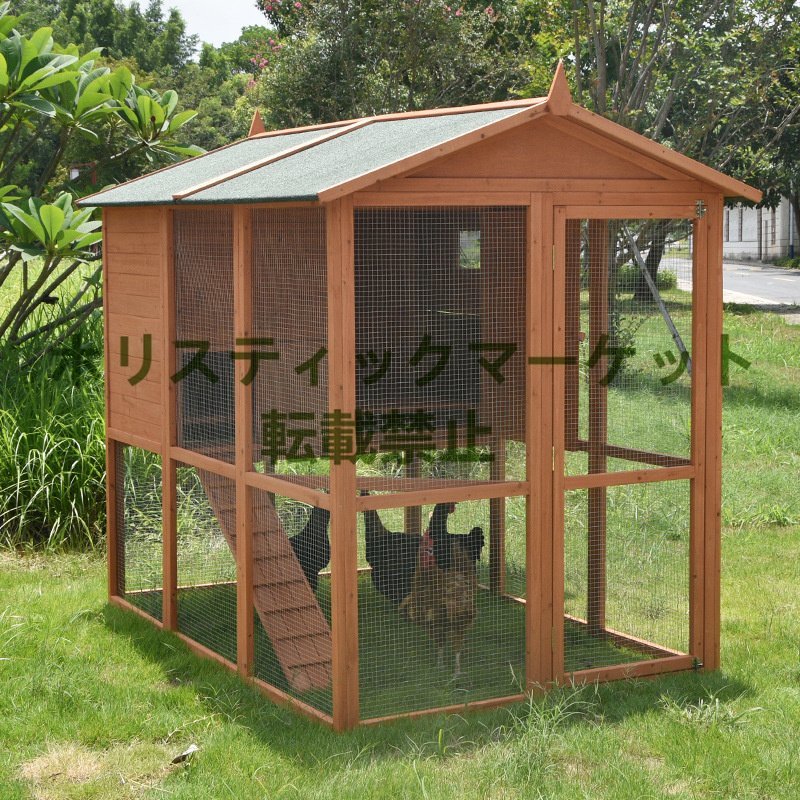 店長特選豪華大型鳥かごはと透明なドア別荘飼育ケージ小動物屋外用組立