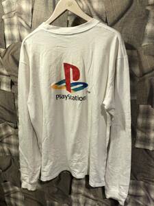 初代 PlayStation プレイステーション ロングTシャツ サイズXL ホワイト　FK