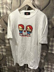 ヴィンテージ ★ CHILD'S PLAY 2 ★ チャイルドプレイ2 Tシャツ 半袖 USA製 サイズL ホワイト　FK