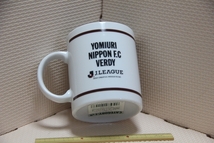 陶器製 読売ヴェルディ マグカップ 未使用 検索 VERDY 旧マーク マーク マグ コップ サッカー Jリーグ グッズ_画像2