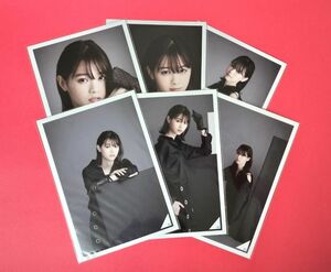 乃木坂46　西野七瀬　卒業記念　生写真　6枚　黒