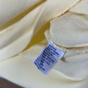 ①23T ポロラルフローレン 半袖ポロシャツ ポニー刺繍 無地黄メンズ夏物古着 XXL相当の画像10
