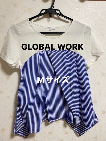 GLOBAL WORK ドッキングシャツ　Mサイズ