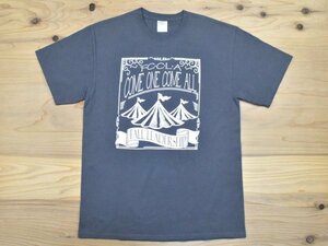 USA古着 COME ONE COME ALL キャンプ サーカス テント プリント Tシャツ sizeM チャコールグレー メルヘン アメリカ アメカジ PORT&COMPANY