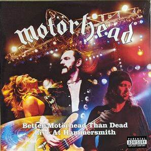 Motorhead モーターヘッド - Better Motorhead Than Dead - Live At Hammersmith 限定四枚組再発アナログ・レコード