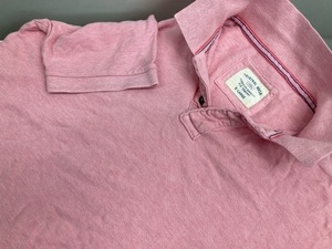 大きいサイズ　ポロシャツ　ゴルフシャツ　鹿の子　ＸＬ　ミックスピンク　ＵＮＩＱＬＯ★中古格安！