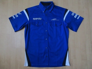  made in Japan SUBARU TEAM ARAI 2009 year replica team shirt M Subaru ARAI Motor Sport new ... Rally pito Impreza WRX STI